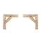 Barnwoodusa Rustic Farmhouse Reclaimed Wooden Corbels (2 Pack) 672713216087 - alternate 1